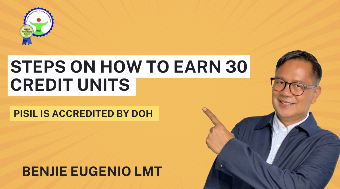 Steps on How to Earn 30 Credit Units 